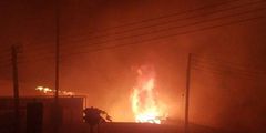 Several stores destroyed as fire guts Takoradi Market Circle