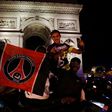 Paris Saint-Germain supporters celebrated in their droves after Tuesday's semi-final win