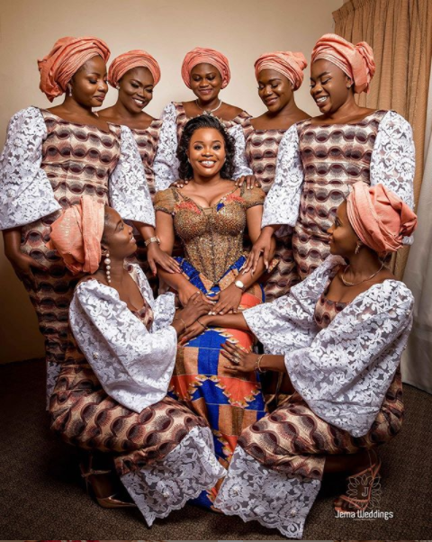 Rosemary and her bridesmaids