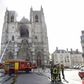 The blaze destroyed  the 17th-century organ of the cathedral in Nantes, as well as priceless artefacts and paintings
