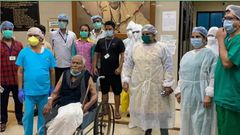 Retired teacher recovers from COVID-19 just a day before his 100th birthday