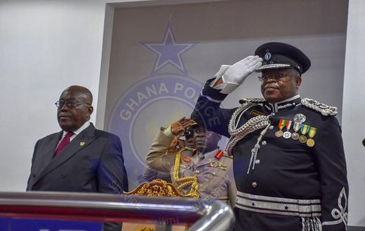 Nana Addo with James Oppong Boanuh, IGP
