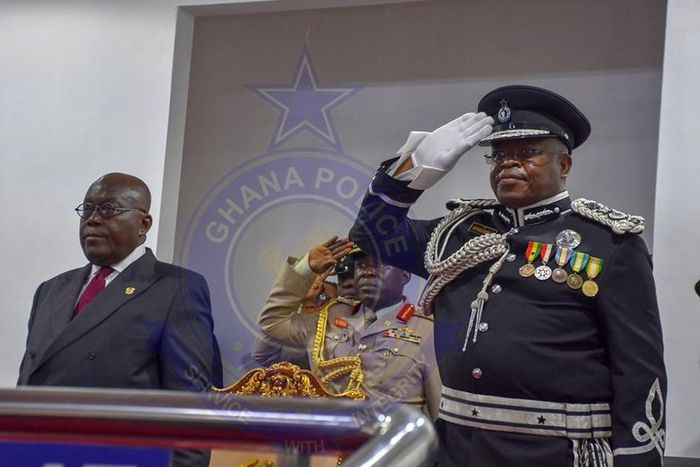 Nana Addo with James Oppong Boanuh, IGP