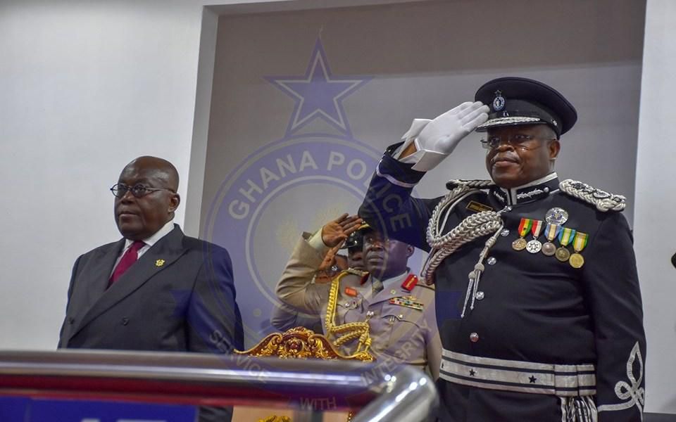 Nana Addo with James Oppong Boanuh, IGP