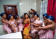 Claudia and her bridesmaids