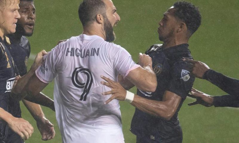 Inter Miami striker Gonzalo Higuain has been told to keep his emotions in check after a stormy start to his MLS career