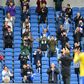 Fans attend a pre-season friendly between Brighton and Chelsea on a socially distanced basis
