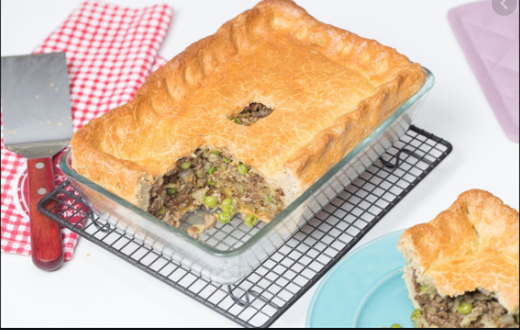 Beef and potato dish pie