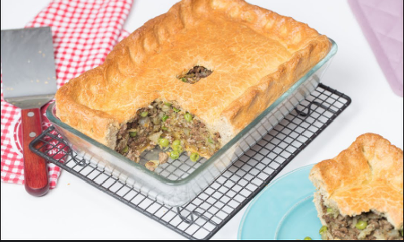 Beef and potato dish pie