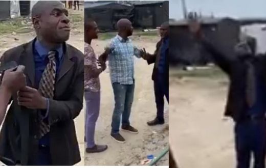 “Father, let this boy suffer for 600 years till he lands in prison” – Angry pastor curses man (video)