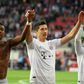 Defender David Alaba (L) and midfielder Thiago Alcantara (R) are both stalling over contract extensions at Bayern Munich.