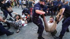 Warsaw police said  48 people were arrested during the protest