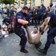 Warsaw police said  48 people were arrested during the protest