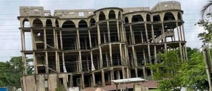 The collapsed church