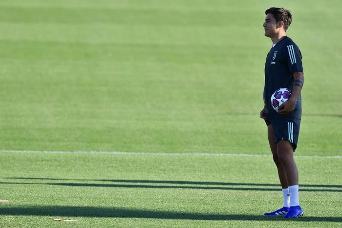 Paulo Dybala will start on the bench against Lyon after struggling with a thigh injury.