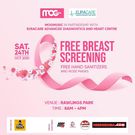 MOG Music hits Rawlings Park Saturday for free breast screening exercise