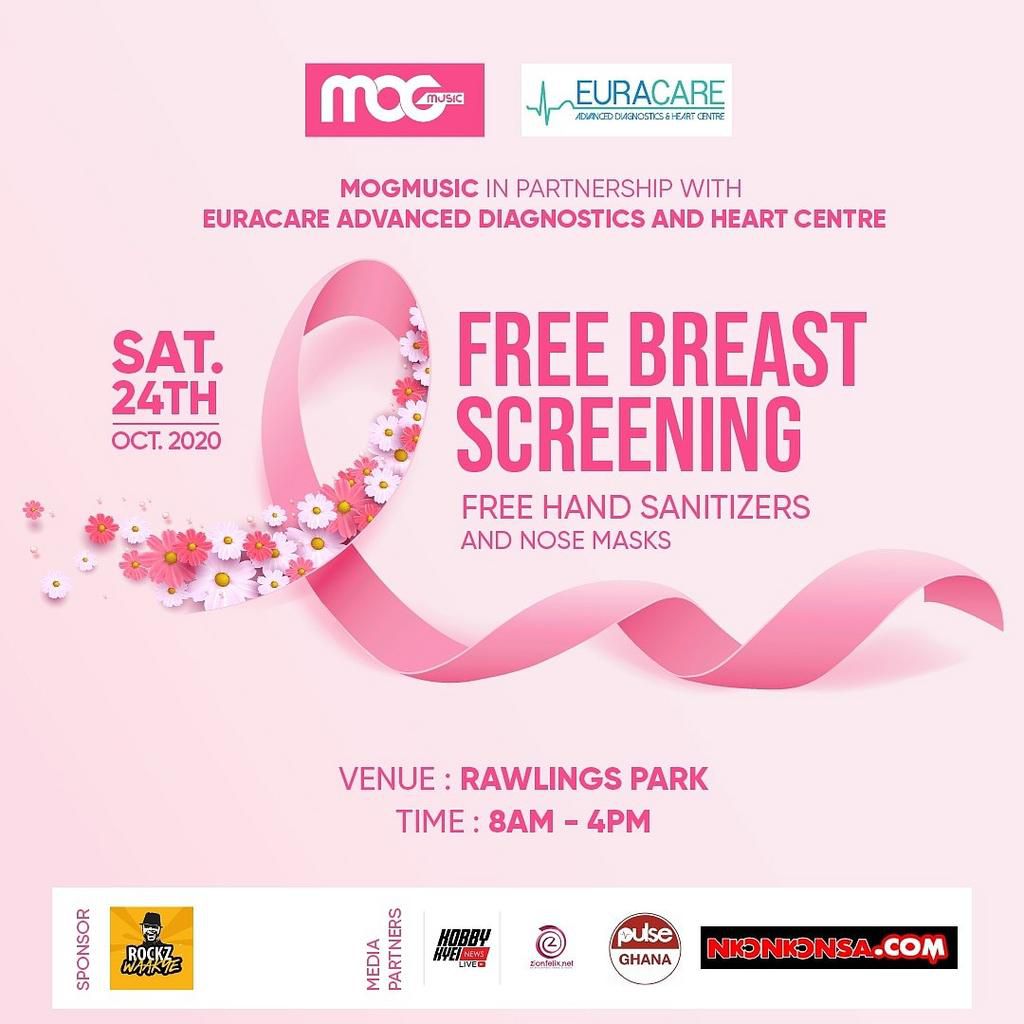 MOG Music hits Rawlings Park Saturday for free breast screening exercise