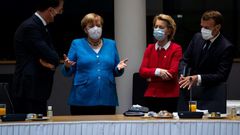 France wants at least 400 billion euros to be available as grants, but the Frugals want to cut that back substantially