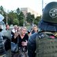 Belarus police face off with opposition supporters after Sunday's disputed presidential election