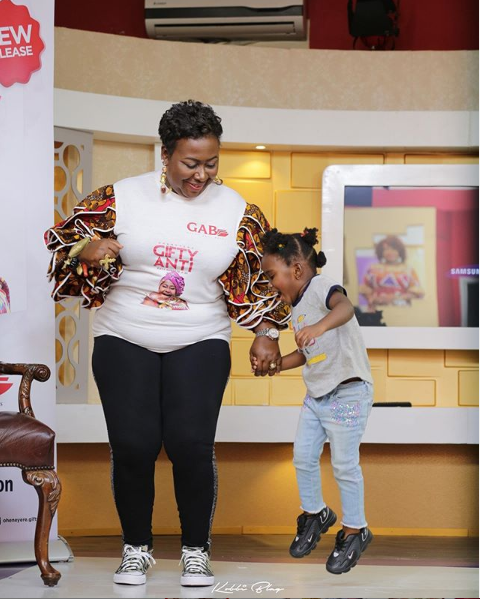 Gifty Anti and her daughter