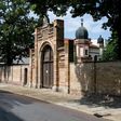The synagogue in Halle which Stephan Balliet is accused of trying to storm with firearms and explosives during a Yom Kippur ceremony.