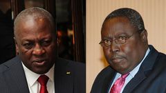 John Mahama and Special Prosecutor Martin Amidu