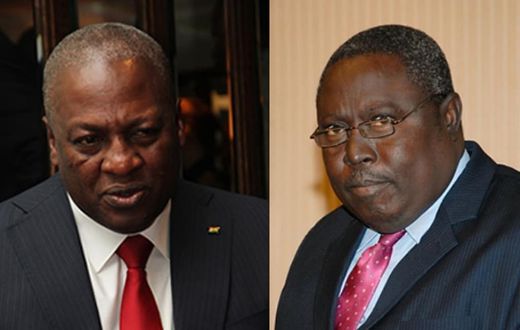 John Mahama and Special Prosecutor Martin Amidu