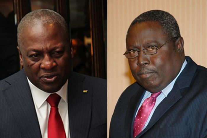 John Mahama and Special Prosecutor Martin Amidu