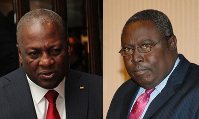 John Mahama and Special Prosecutor Martin Amidu