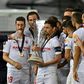 Dedication: Sevilla's Jesus Navas  holds the trophy