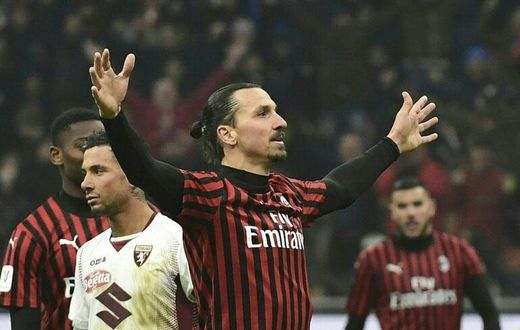 Zlatan Ibrahimovic has scored ten goals in all competitions since his return to AC Milan in January.