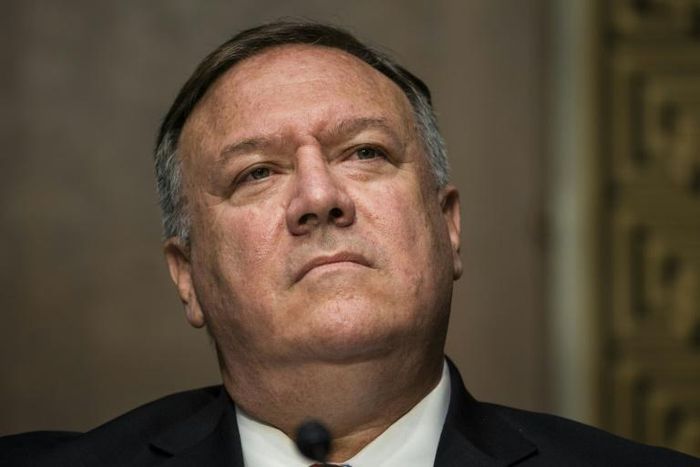 US Secretary of State Mike Pompeo, seen here testifying before the Senate Foreign Relations Committee on July 30, 2020, is facing a probe by the State Department's internal watchdog