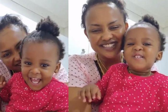 Nana Ama McBrown and daughter Baby Maxin