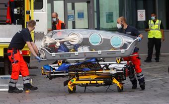 Navalny was taken to a Berlin hospital after his alleged poisoning