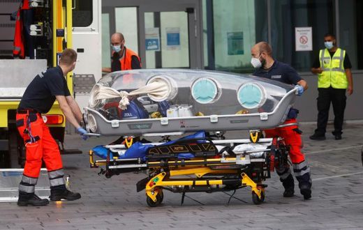 Navalny was taken to a Berlin hospital after his alleged poisoning