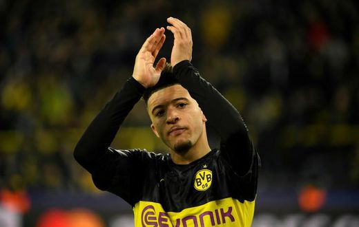 Dortmund midfielder Jadon Sancho has been strongly linked with a move to Manchester United