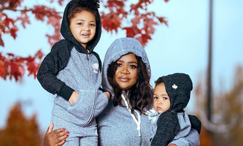 Kafui Danku and her children