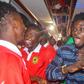 Kwame Eugene celebrates with Kotoko