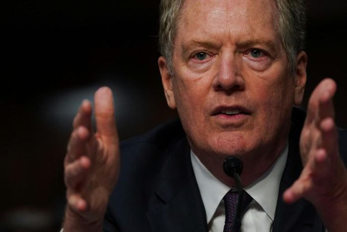 US Trade Representative Robert Lighthizer, pictured at the US Senate in June 2020, said the US "must be allowed to defend itself against unfair trade practices"