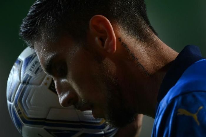 Lorenzo Pellegrini scored but Italy were held 1-1 by the Netherlands in Bergamo.