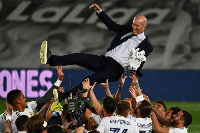 Zidane led Real to the La Liga title