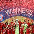 Keeping count: Bayern Munich pointed out that victory over Sevilla brought not only another tropgy but a record winning streak