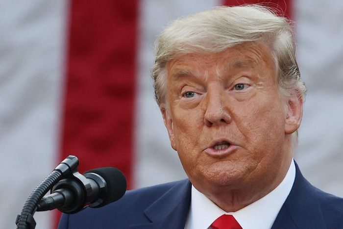 President Trump speaks about Operation Warp Speed in the Rose Garden.