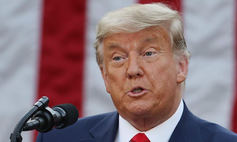 President Trump speaks about Operation Warp Speed in the Rose Garden.