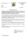 Statement from Minister