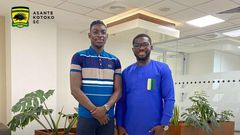 Razak Abalora on the left and Kotoko CEO Nana Yaw Amponsah on the right