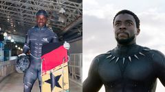 How Chadwick Boseman inspired Africa’s first black skeleton racer