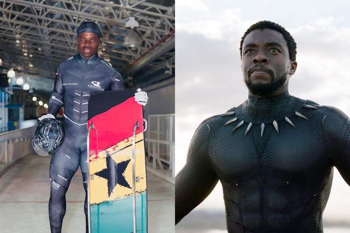 How Chadwick Boseman inspired Africa’s first black skeleton racer