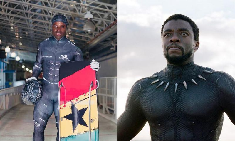 How Chadwick Boseman inspired Africa’s first black skeleton racer