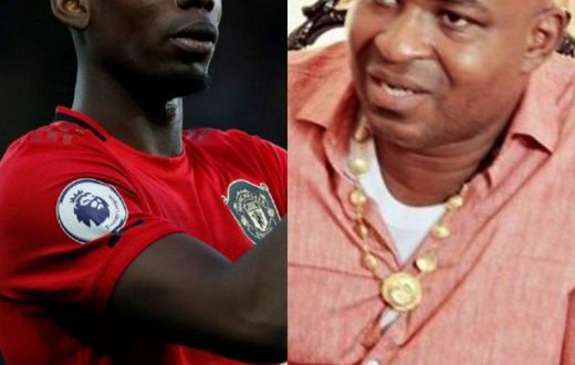 Chairman Wontumi and Paul Pogba